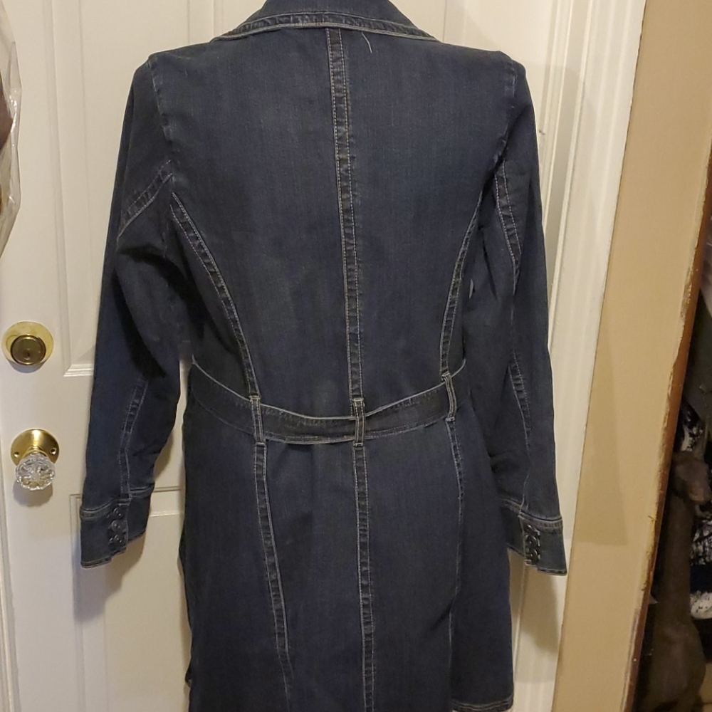 JouJou Denim coat Size 18/20 - Picture 10 of 12